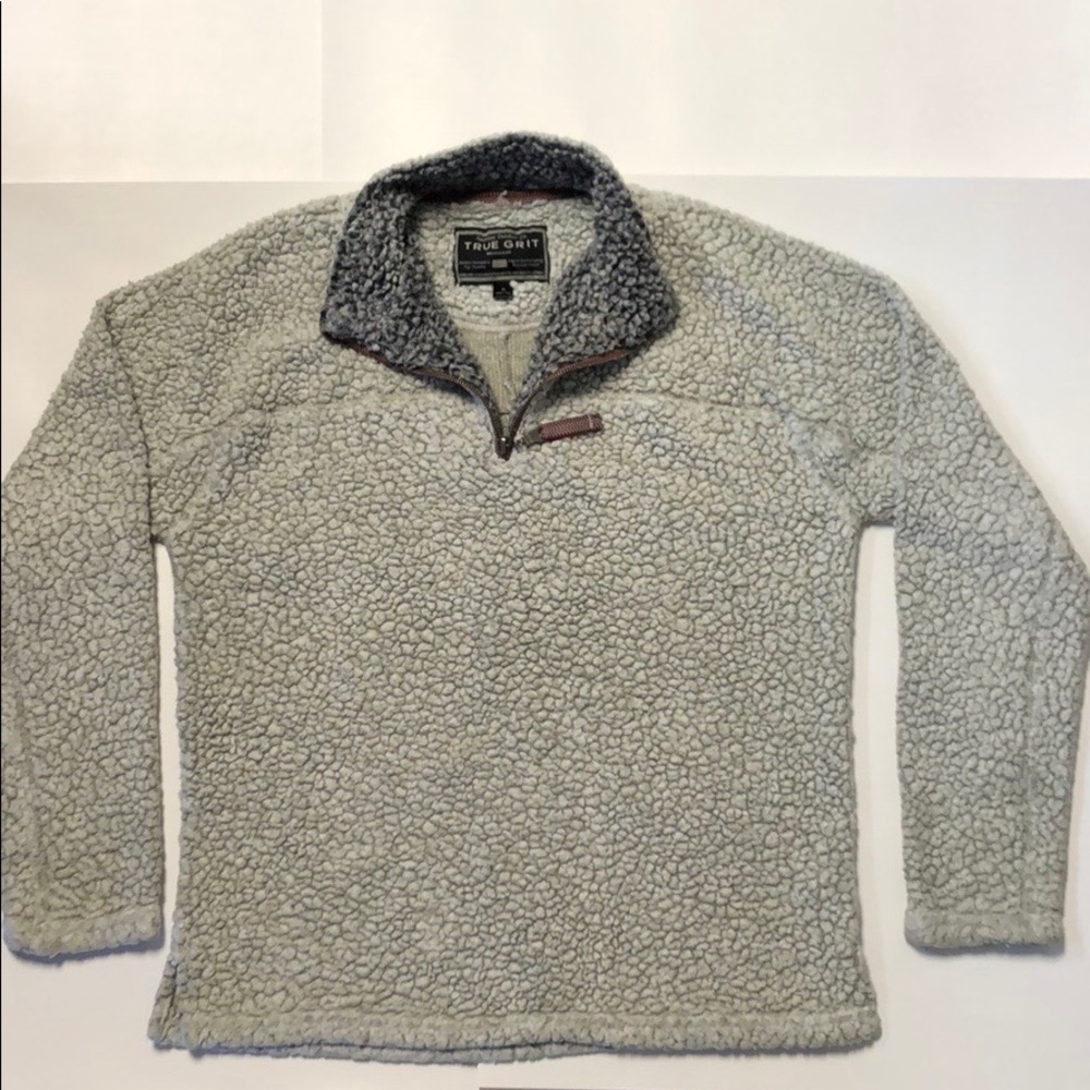 True Grit Frosty Tipped Pile 1/4 ZIp Pullover - Picture 2 of 7
